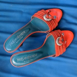 Authentic YSL kitten heels